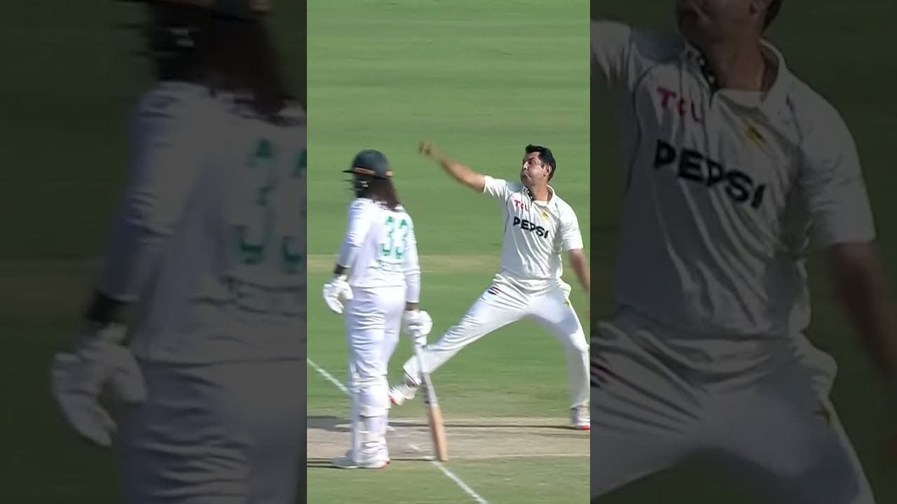 Stubbs Nails the Sweep! Cracks Asif Past Deep Square for 4 #sportstv #PAKvSA #cricket | M3U1U