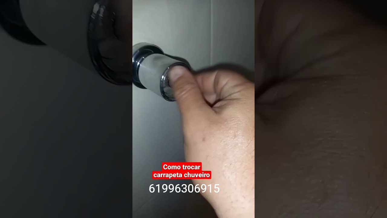 como trocar carrapeta chuveiro