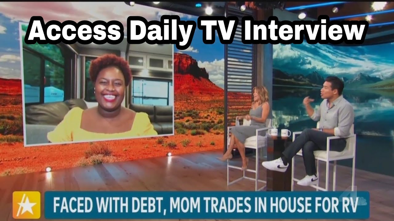 Access Daily TV Interview With The Mom Trotter / Full Time RV Family & Debt Pay-off