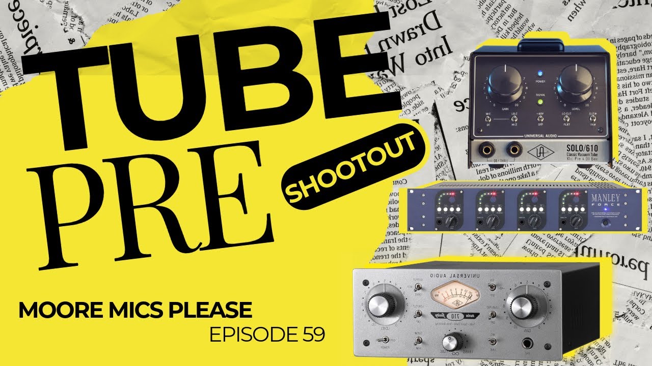 Tube Preamp SHOOTOUT | UA 610 vs UA 710 vs Manley Force - MMP