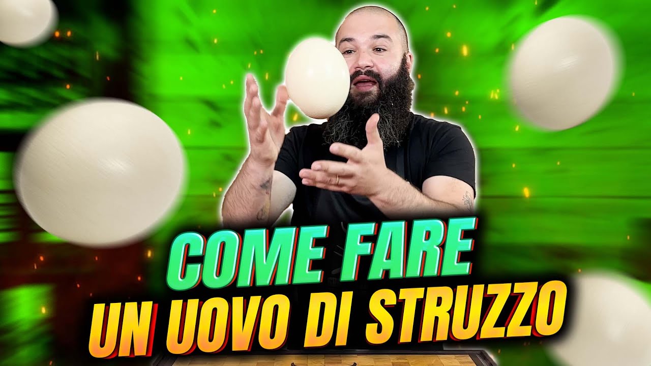 Come cucinare un uovo di struzzo? Proviamoci! | Grigliare Duro