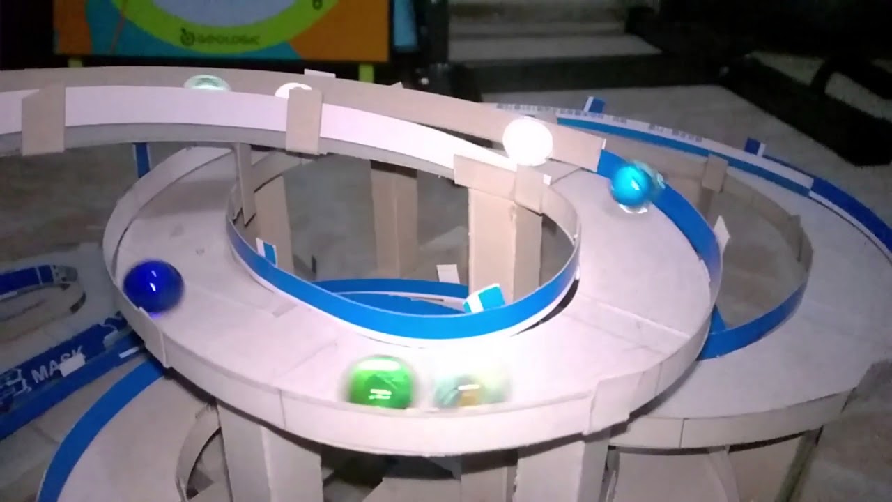 紙作軌道彈珠競速大賽