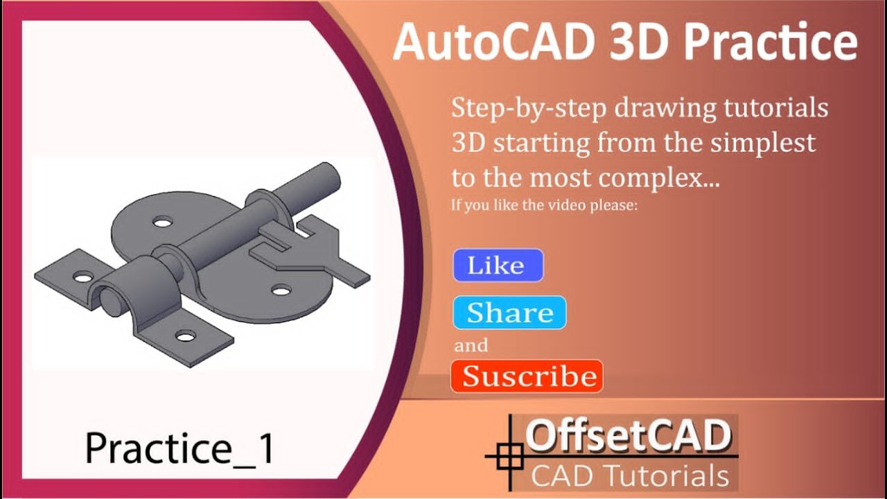 AutoCAD-3D-Practice_Exercise_1