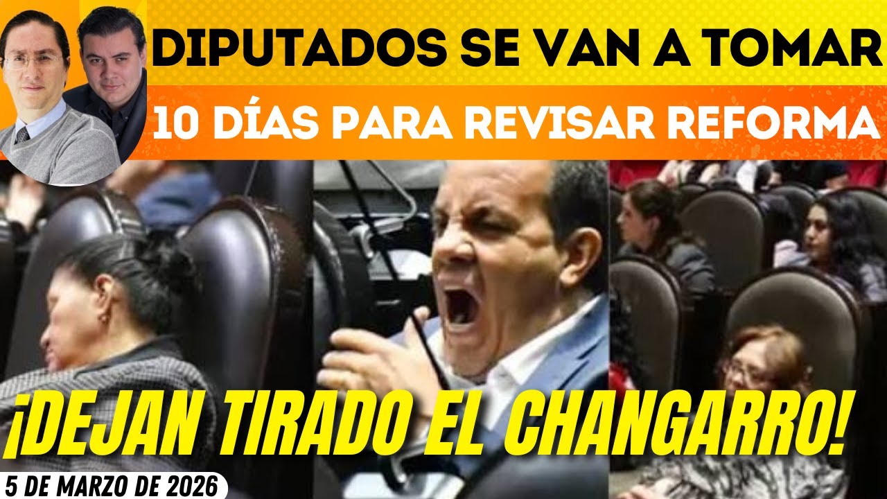 #MañaneraPresidenta | DIPUTADOS FLOJOS: TOMARÁN DÍAS DE ESPERA PARA VOTAR POR LA REFORMA ELECTORAL