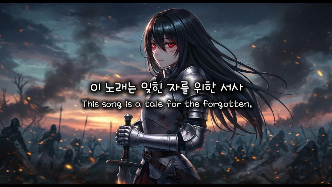 ❤️‍🔥이 노래는 잊힌 자를 위한 서사🔥잊힌 이름의 노래 [가사/해석/lyrics]