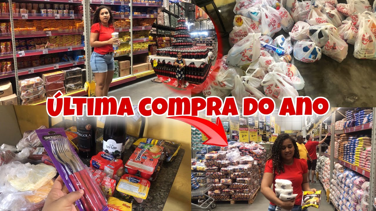 COMPRAS DO MÊS DE DEZEMBRO / Quanto gastamos ! 🛒🤑💸
