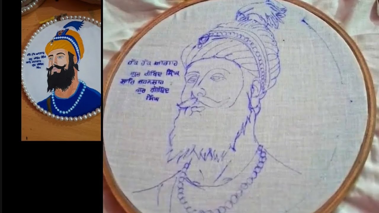 Shri Guru Gobind Singh Ji Maharaj🙏Painting🎨 Sikh Art | Divine Art #waheguru #gurugranthsahibji #sikh