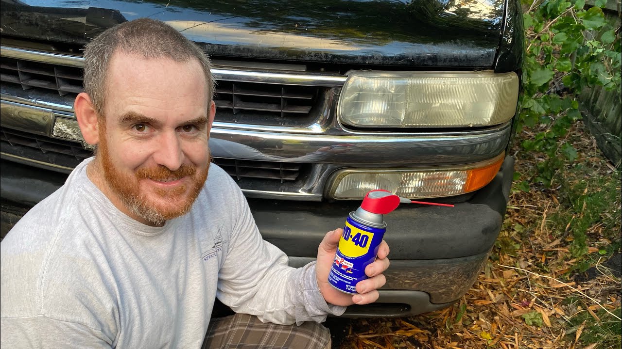 The TRUTH About WD 40 vs Headlights! WD-40 for cleaning