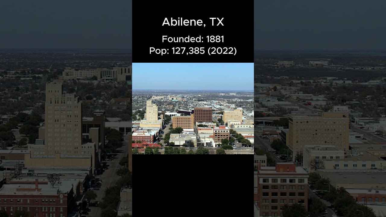 Random US Towns: Abilene, TX #shorts