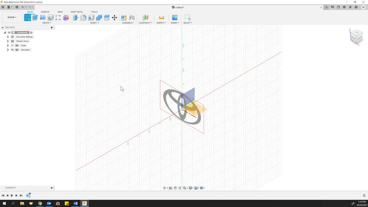 Fusion 360 - Tracing a picture to a sketch using canvas