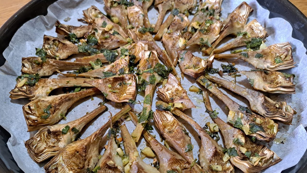 Cuori di carciofi arrostiti al forno..bontà Siciliana