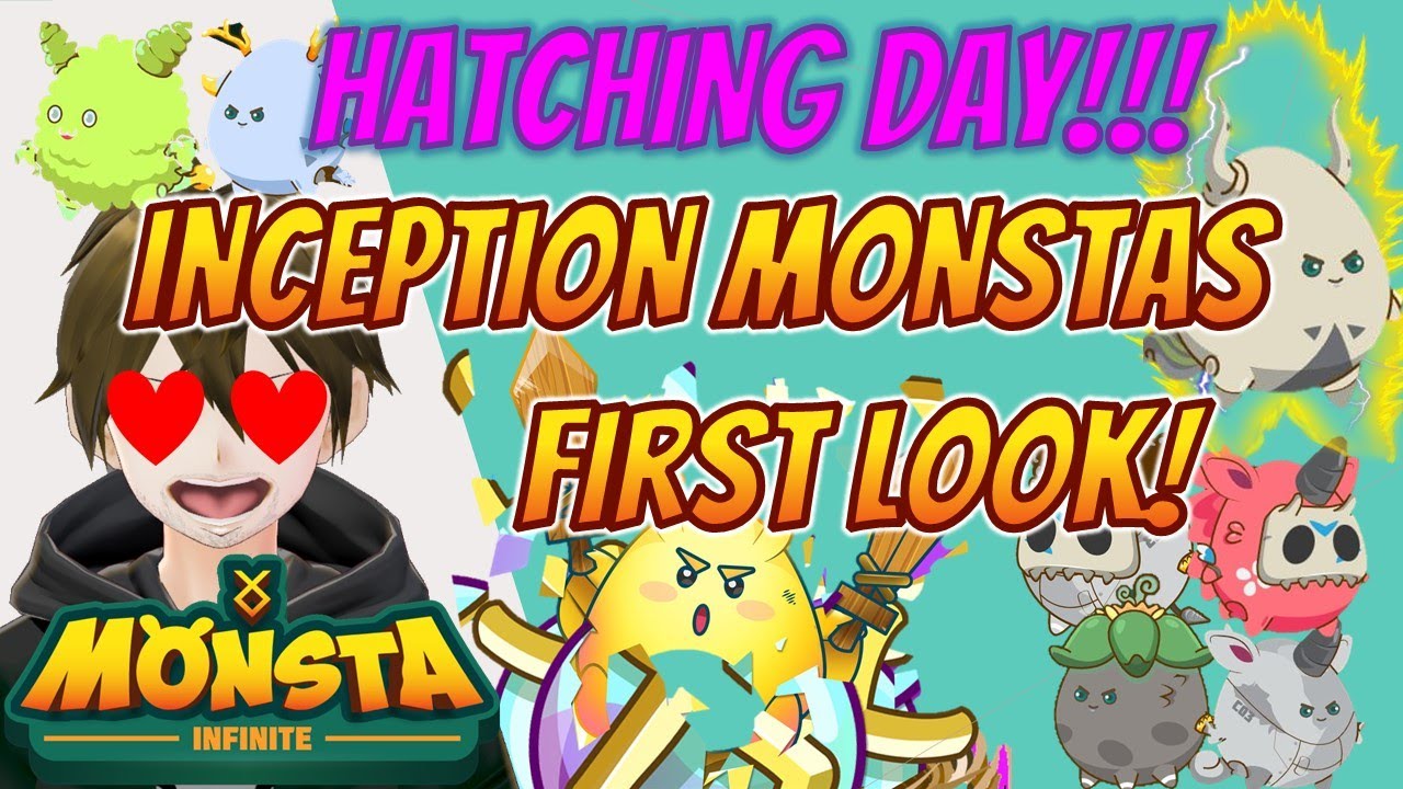Inception Monsta Hatching!!! ADORABLE!!! | First look at Monsta Infinite egg hatching results