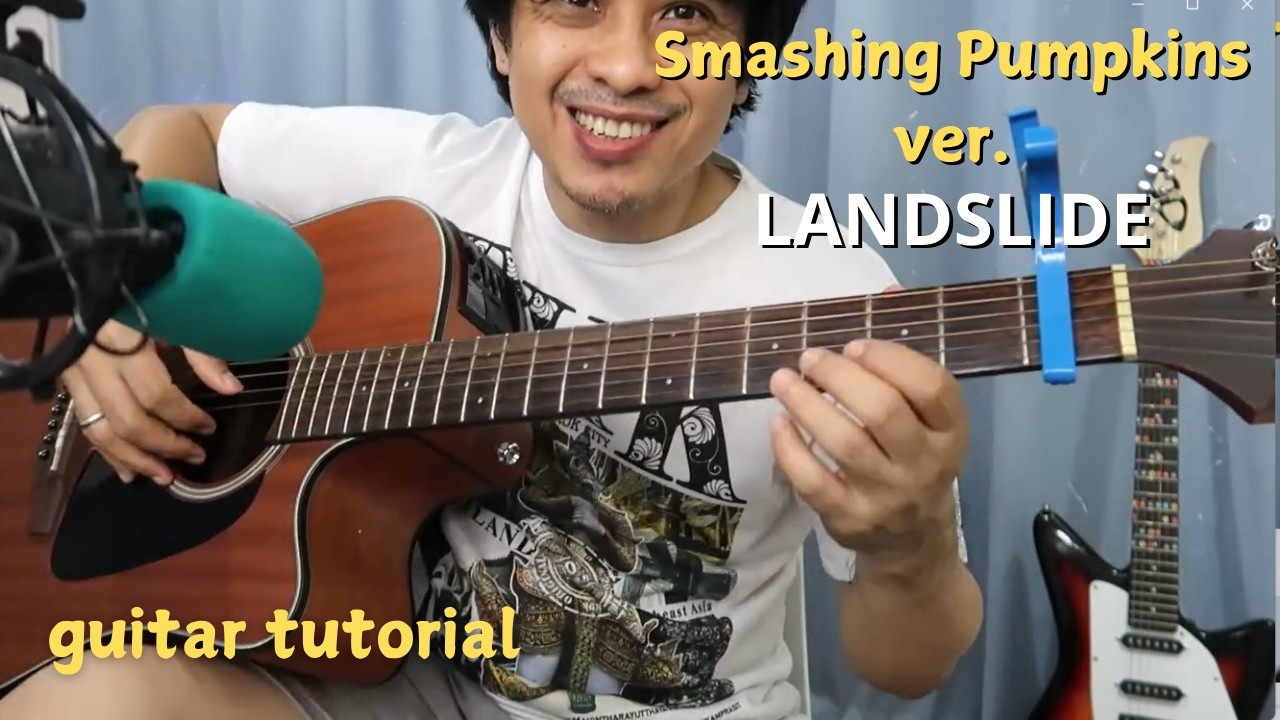 Guitar Tutorial: Landslide 'Smashing Pumpkins' version (Fleetwood Mac)