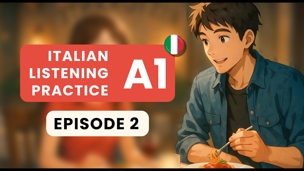 Italian Listening Practice A1 Level -S01E2 -Dinner at the restaurant / A Cena al ristorante -ENG Sub
