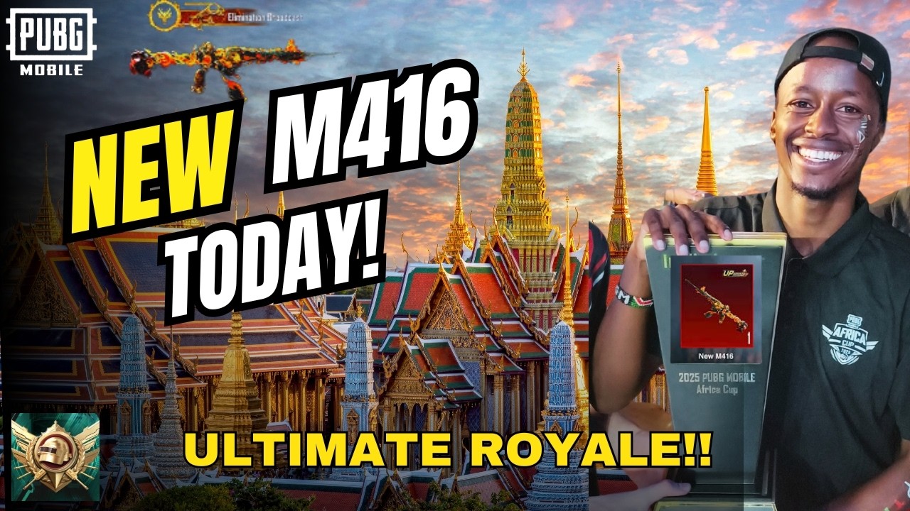 My first ever M416 skin | PUBG kenya