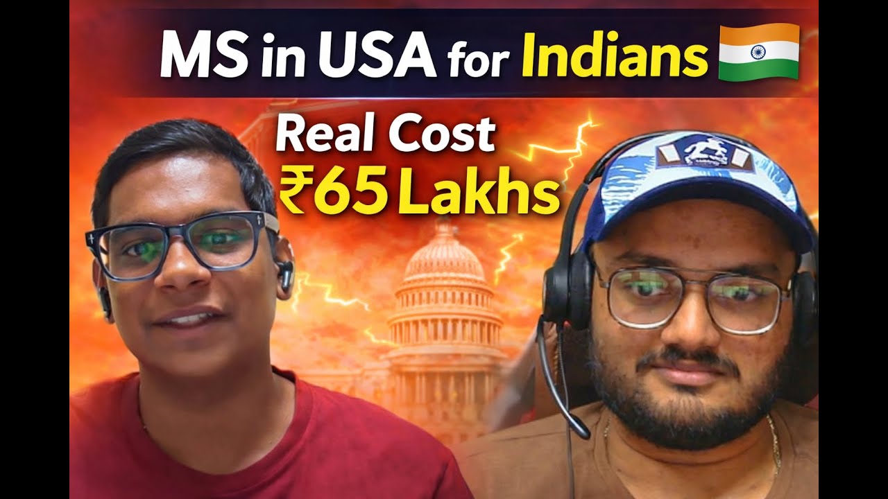 MS in USA Explained in Hindi | Universities, Exams, Visa & Expenses