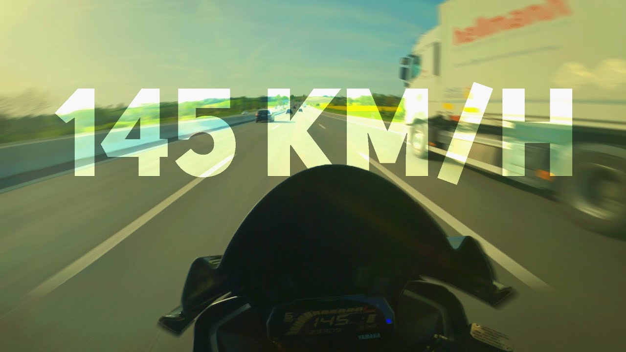 140+ KM/H auf AUTOBAHN | Yamaha R125 | Purer Sound (4K)