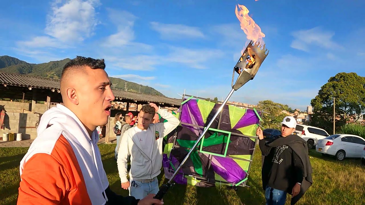 Globo Puntilla fogueteira / Turma a lo Indio / Globos de cantolla colombia