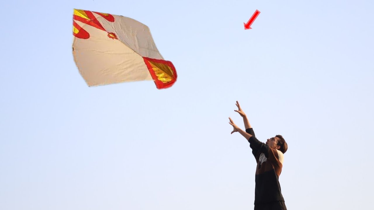 Big Kite Catch With Kite Flying Cutting Challenges