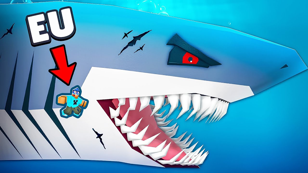 Mergulhe ATÉ O FUNDO DO MAR Para TER O MAIOR PEIXE do Roblox