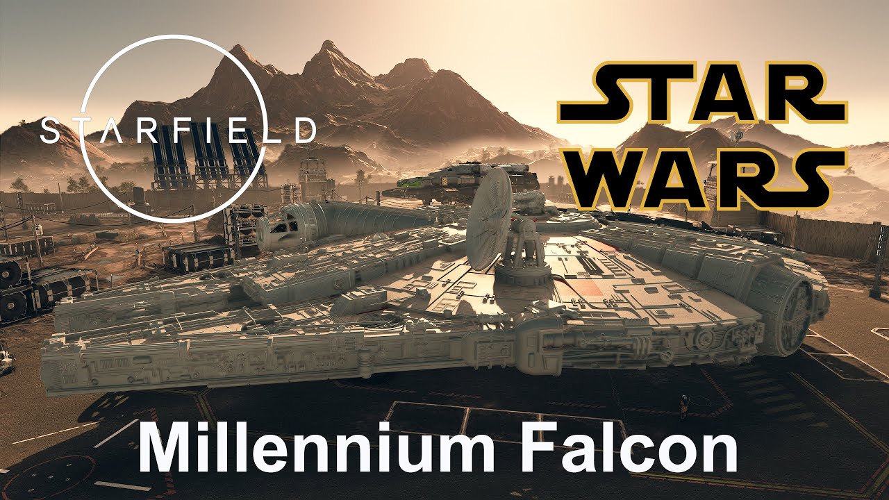 STARFIELD | Star Wars - Millennium Falcon - Interior/Exterior Tour | PC #rtx3080ti #starfield