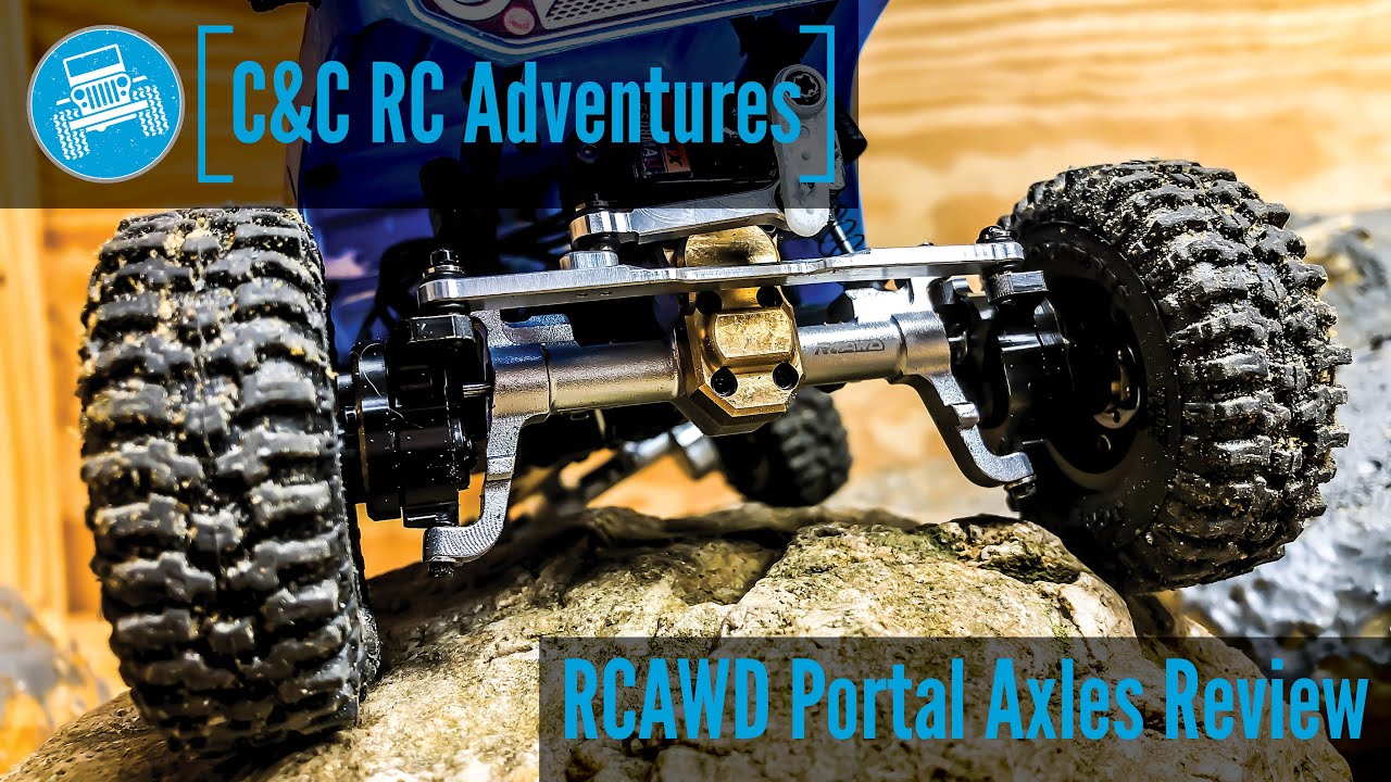 Axial SCX24 - RCAWD Portal Axles Review - C&C RC Adventures