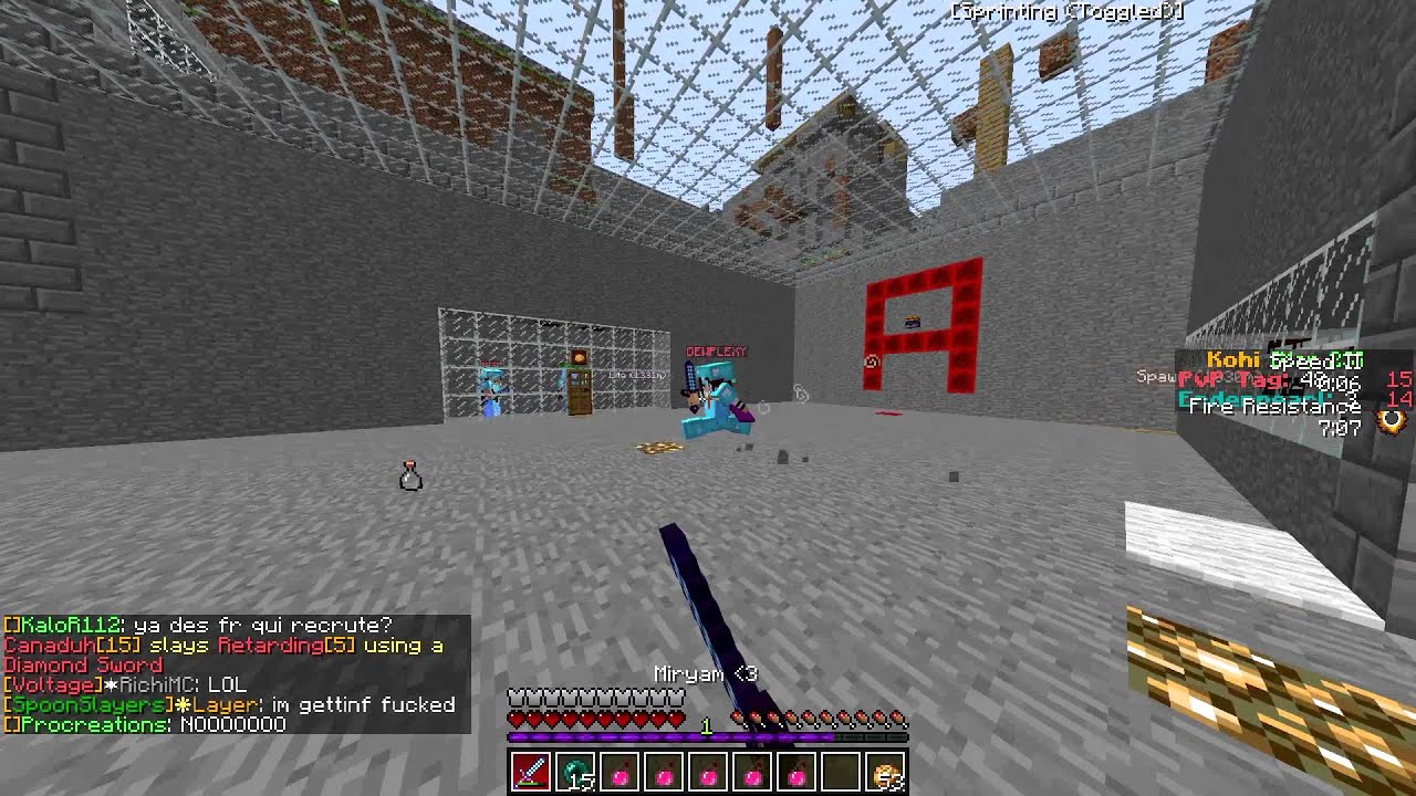 VanillaRaids eating his roommate alive! + 1v1 w/ DEWPLEXY