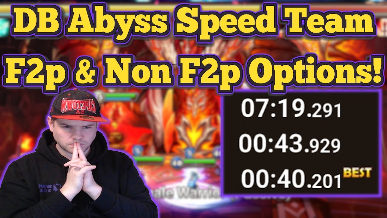 Команда DB Abyss Speed ​​Team — бесплатные и платные варианты — Summoners War