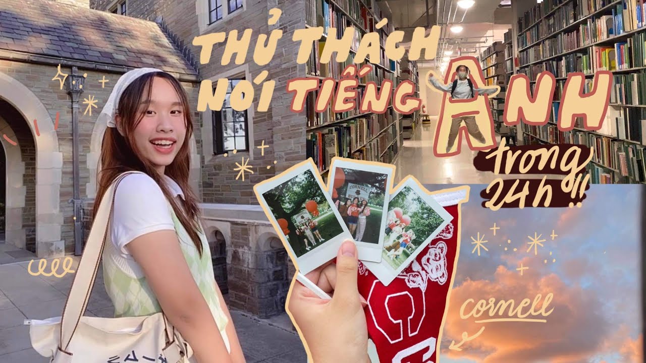 Thử thách 24h nói tiếng Anh, cuối tuần của du học sinh Mỹ 🇺🇸