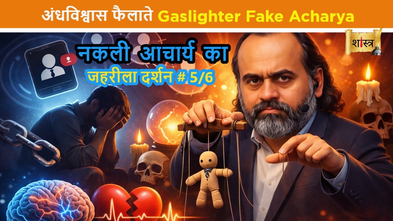 रिश्तों पर अंधविश्वास फैलाते Fake आचार्य | नकली आचार्य का ज़हरीला दर्शन - 5/6 #exposedeverymonth