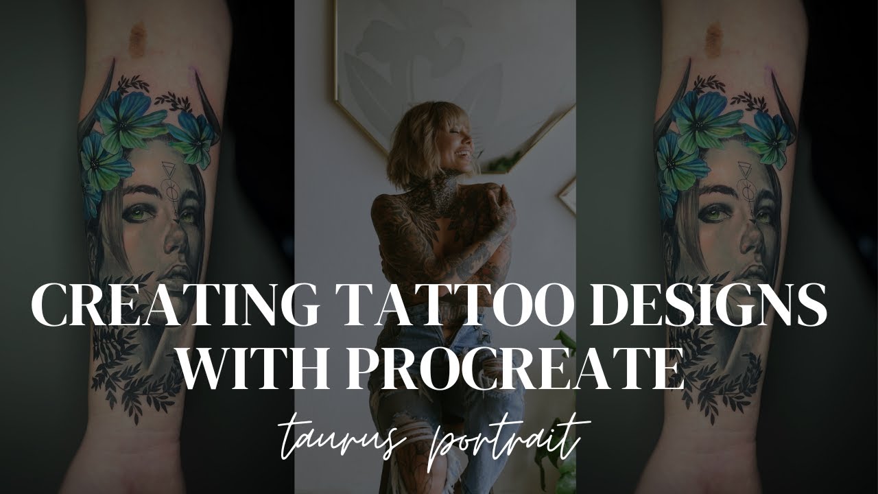 Creating Tattoo Designs with Procreate: Taurus Inspired Portrait