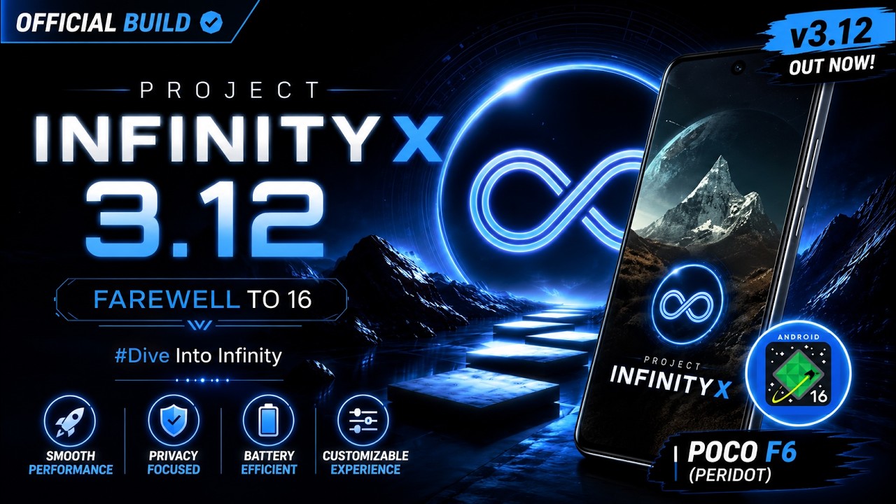Project Infinity X v3.12 Official on Poco F6 &ndash; Best Custom ROM Ever?