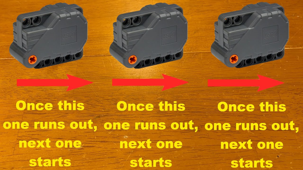 LEGO Pullback Motors in Series [HD]