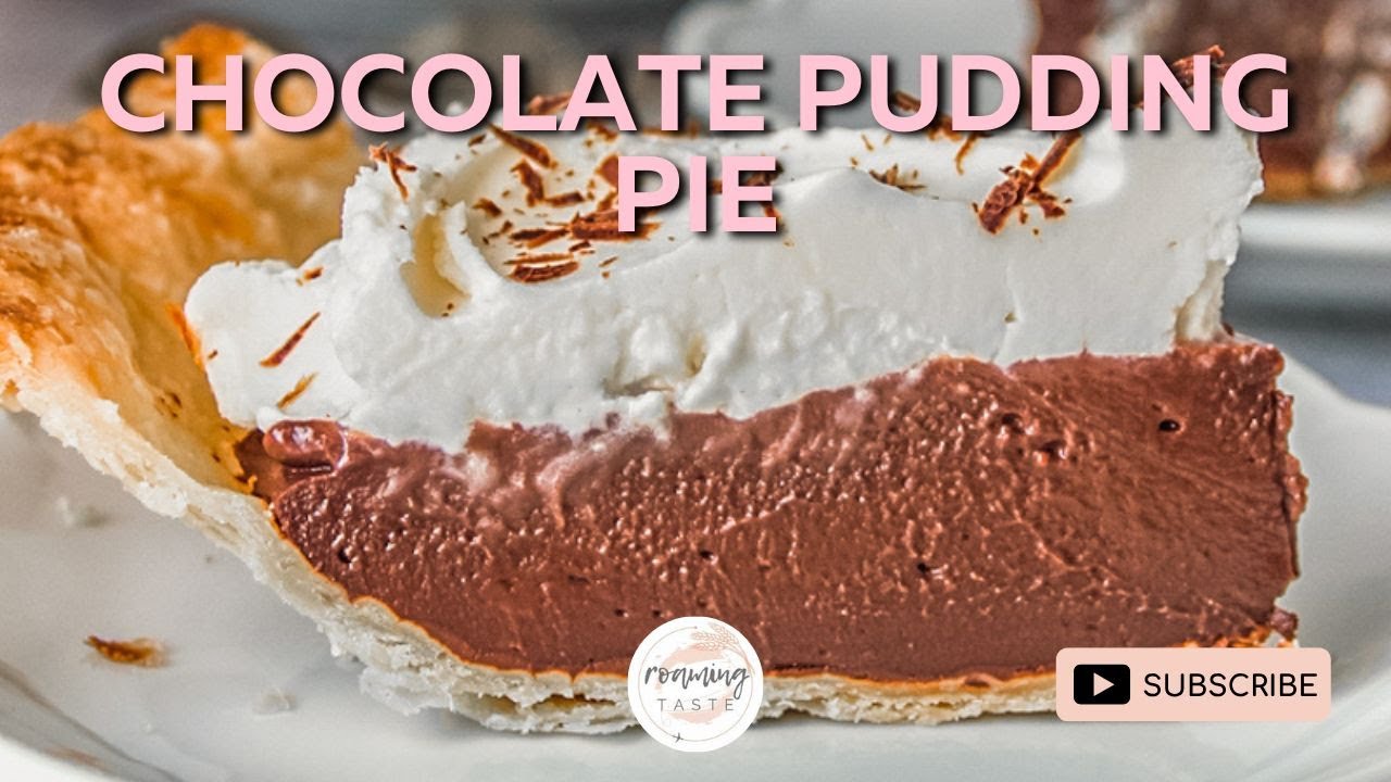 How to make Chocolate Pudding Pie | Includes flaky pastry recipe | Serves 10