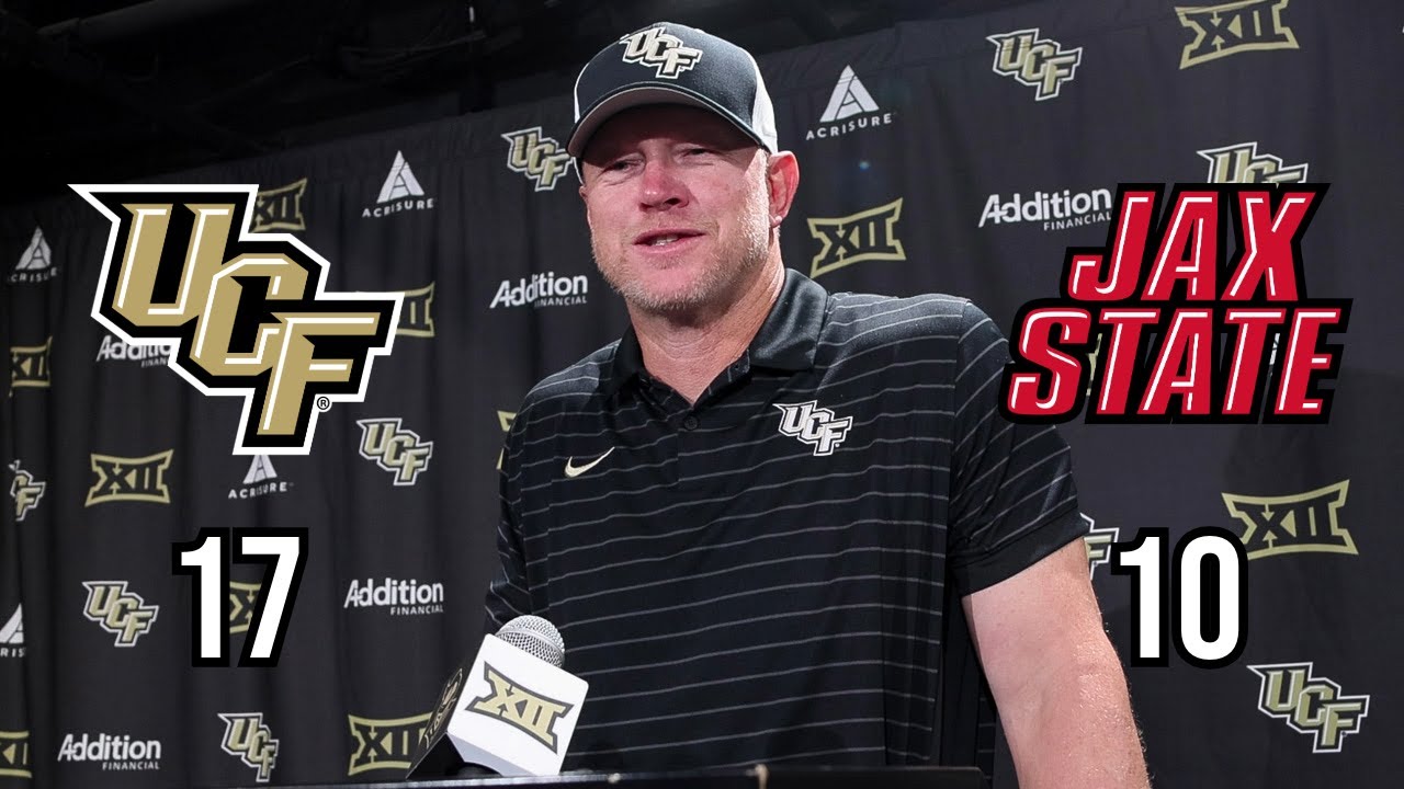 UCF 17, Jacksonville State 10 - Scott Frost Press Conference ⚔️🏈