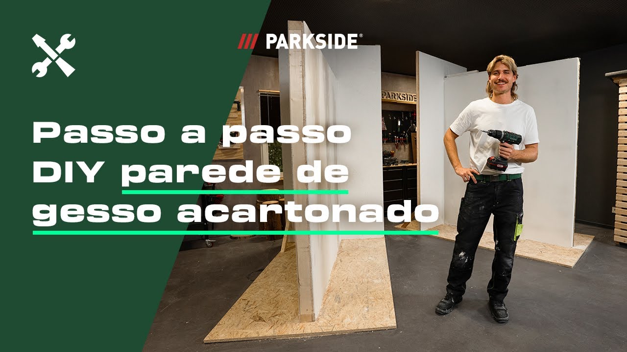 Queres construir uma parede de gesso cartonado? #TuConsegues