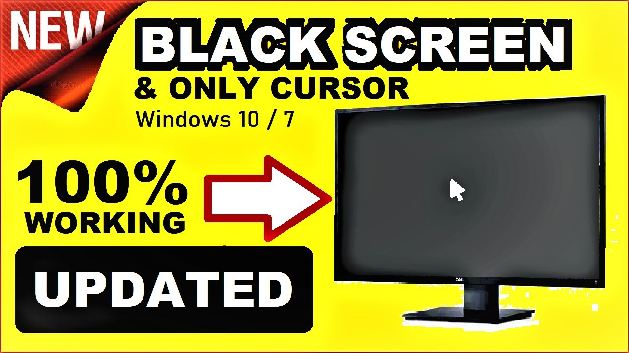 How to Fix Black Screen on Windows 10 | Black Screen After Login Windows 10