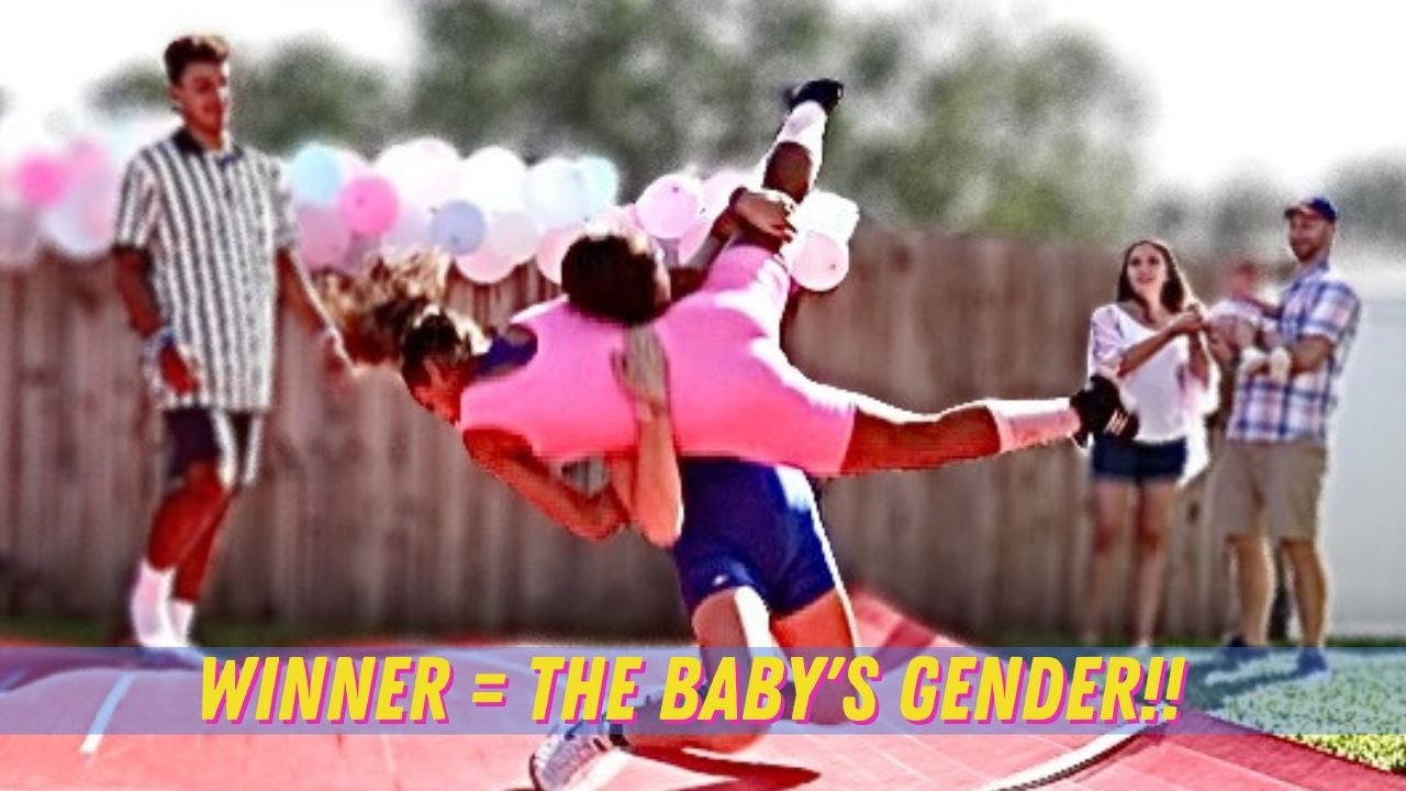 The BEST GENDER REVEAL Ever! Girls Wrestle to Determine Gender!