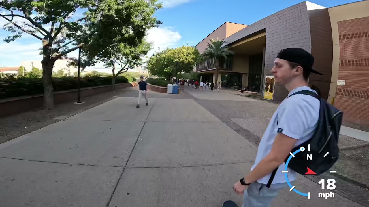 Fastest meepo mini 2 rider— fast electric skateboarding on college campus