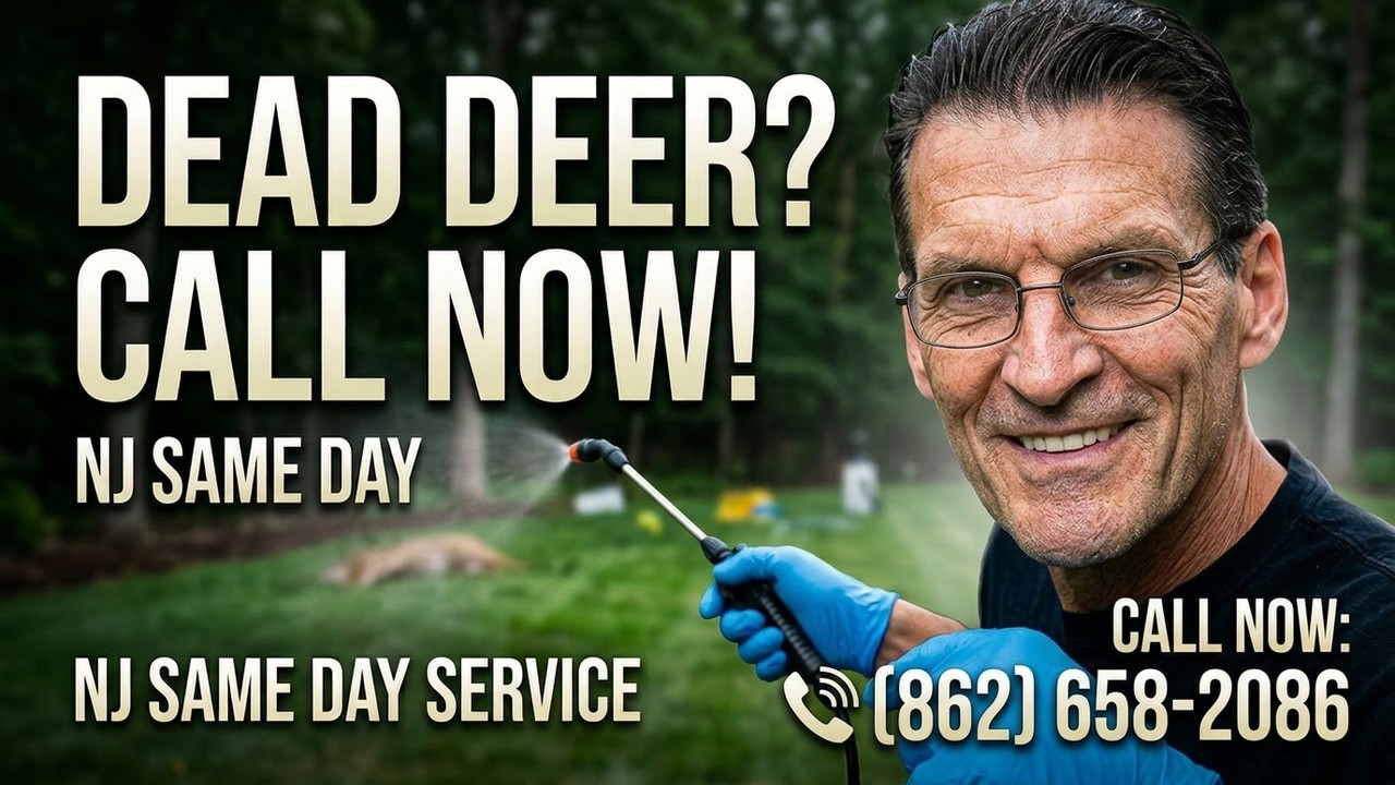 Dead Deer Removal NJ | Bergen, Essex, Morris, Monmouth & All Counties