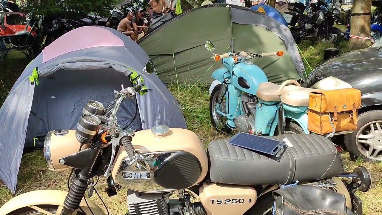 Bike Week Łeba 2025 drugi dzień Piątek ! Prezentacja trajek !