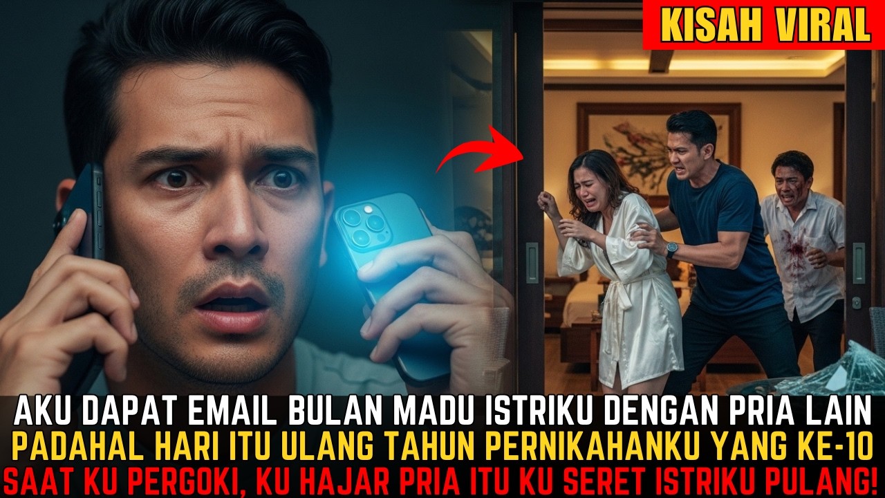 AKU PERGOKI ISTRIKU BULAN MADU DENGAN PRIA LAIN SAAT ULANG TAHUN PERNIKAHAN KAMI YANG KE 10!
