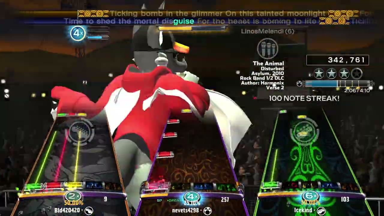 [FB] The Animal (2010) by Disturbed - Pro Drum Gold Rock Band 3 Deluxe RPCS3