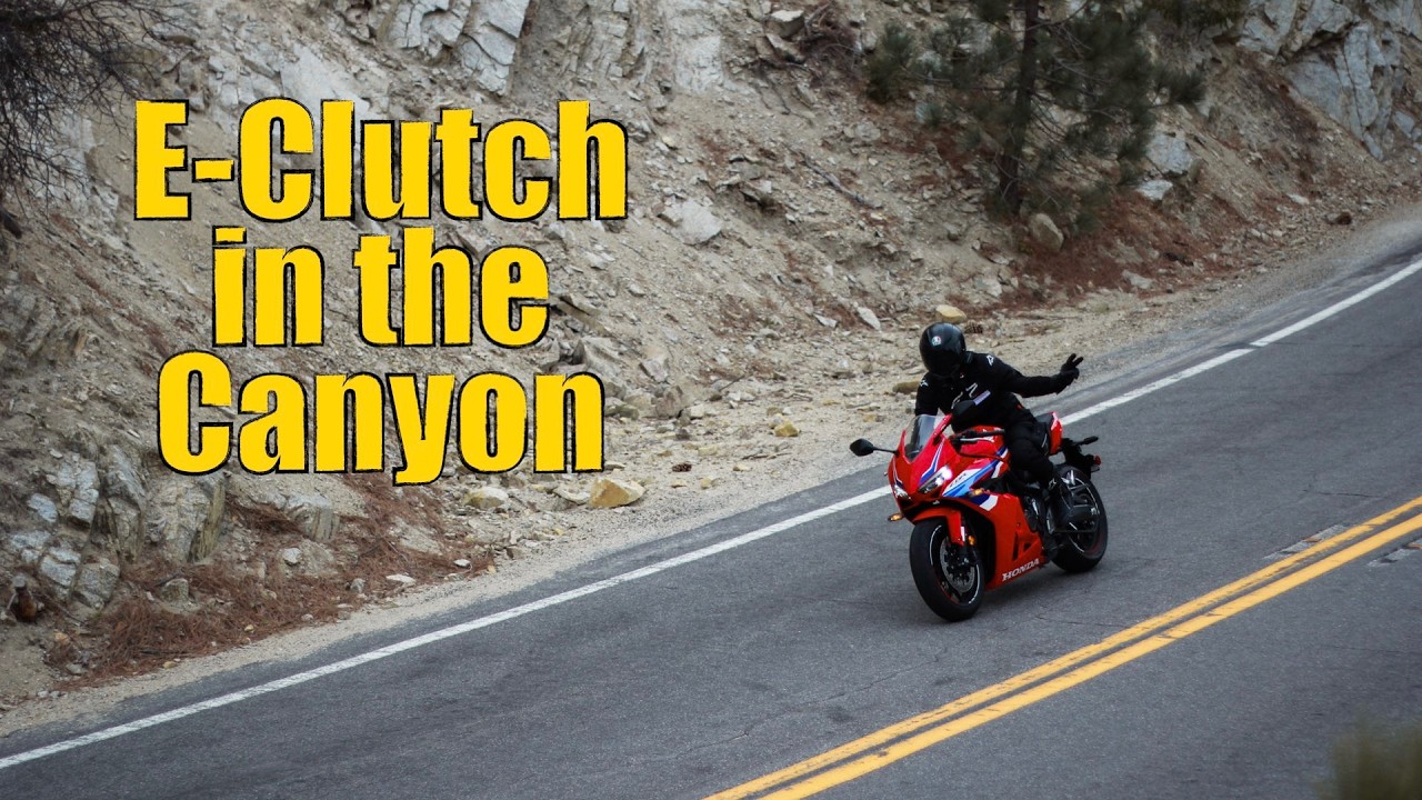 CBR650R E-CLUTCH IN THE CANYON (+ RIDING A ZX4R)