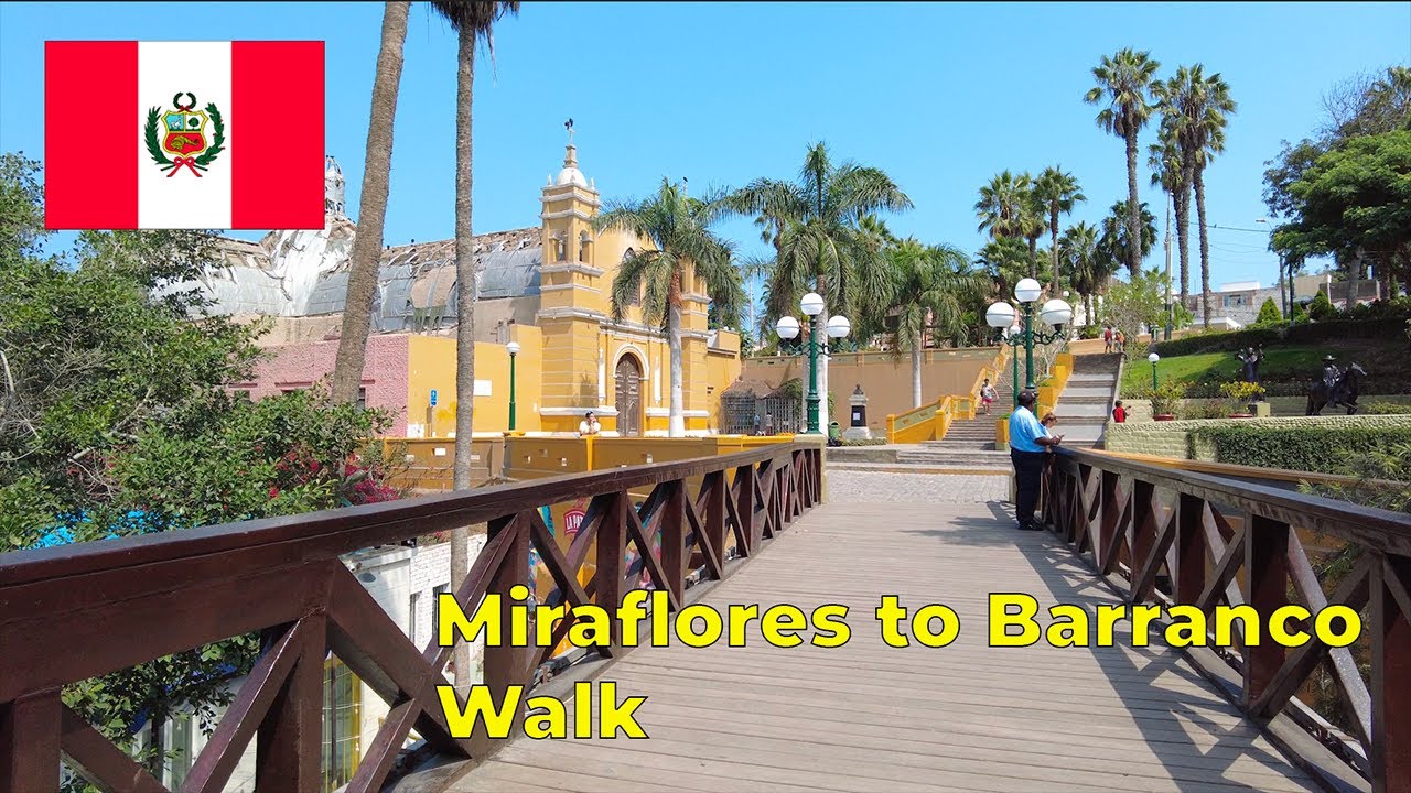 Walk from Miraflores to Barranco | Lima Peru