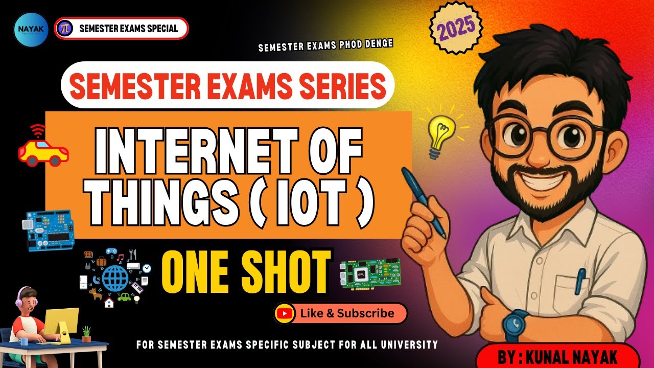 Internet of Things [ IOT ] | ONE SHOT | Semester Exam Series 2025 | NayaK