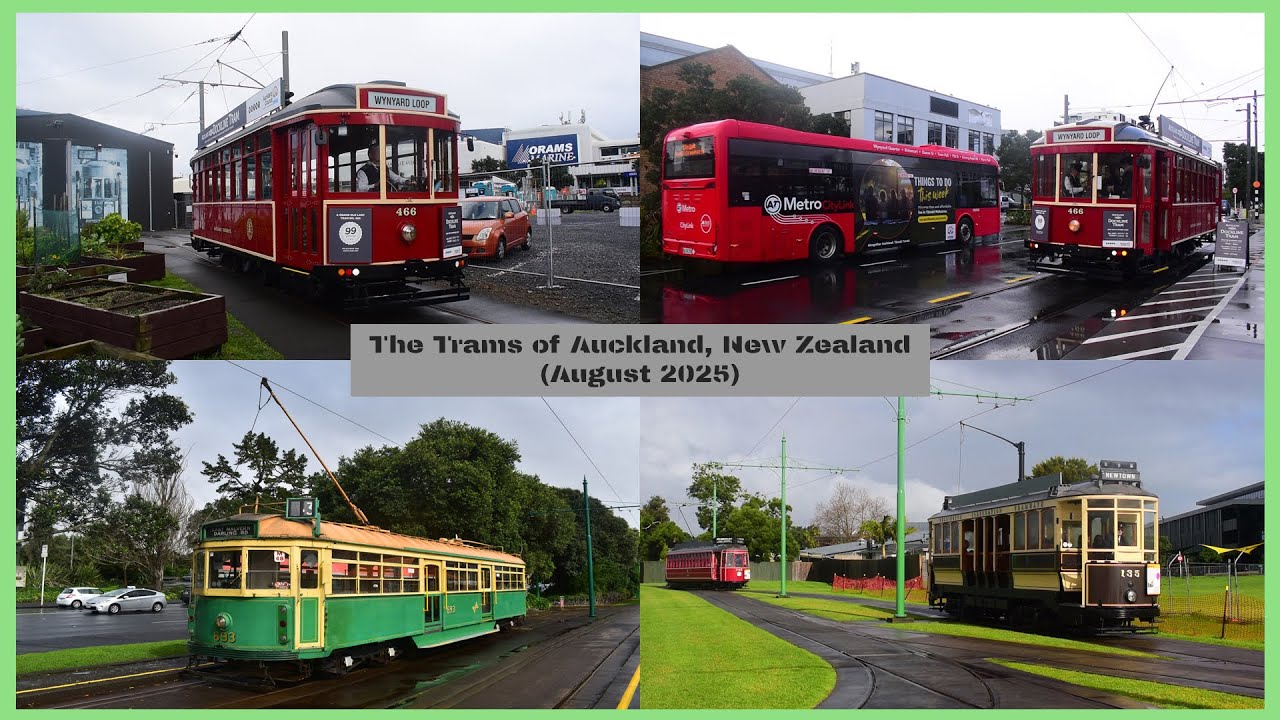 Day Out on the Auckland Trams ~ 17/08/2025 (HD)