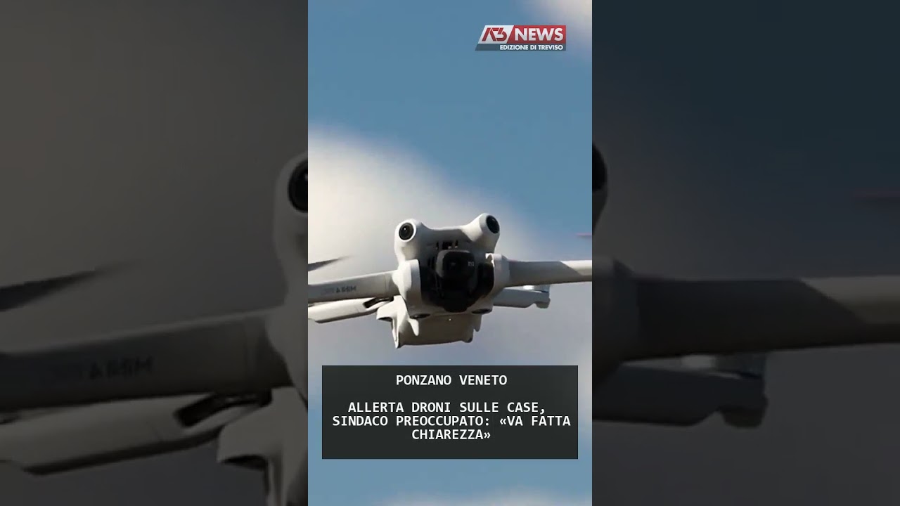 ALLERTA DRONI SULLE CASE, SINDACO PREOCCUPATO: &laquo;VA FATTA CHIAREZZA&raquo; | 30/03/2026