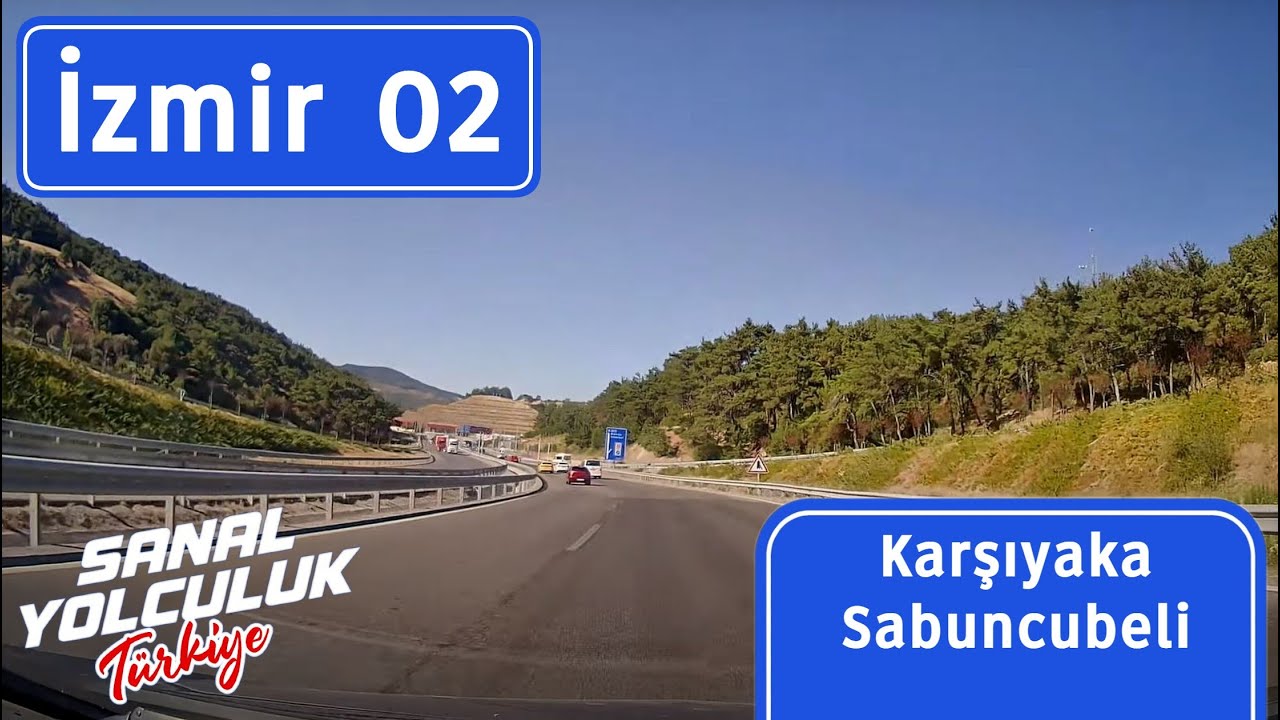İzmir 02: Karşıyaka'dan Bornova ve Sabuncubeli Tüneli üzerinden Manisa Merkez'e.