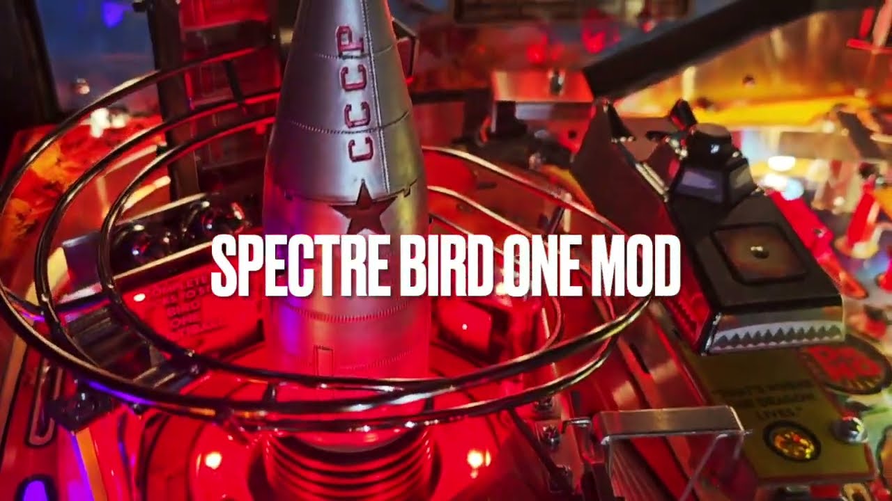 Rocket Mod Kit for Stern's James Bond Pinball Machine